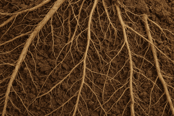 Korzenie roślin włóknistych