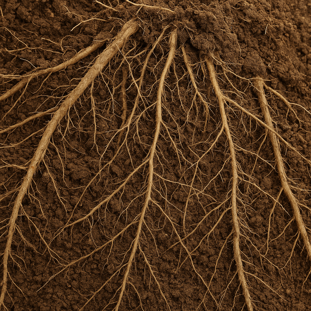 Korzenie roślin włóknistych