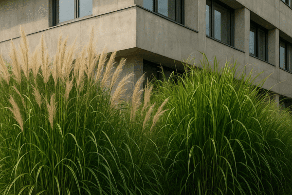 Trawy (miskant, trawa słoniowa)