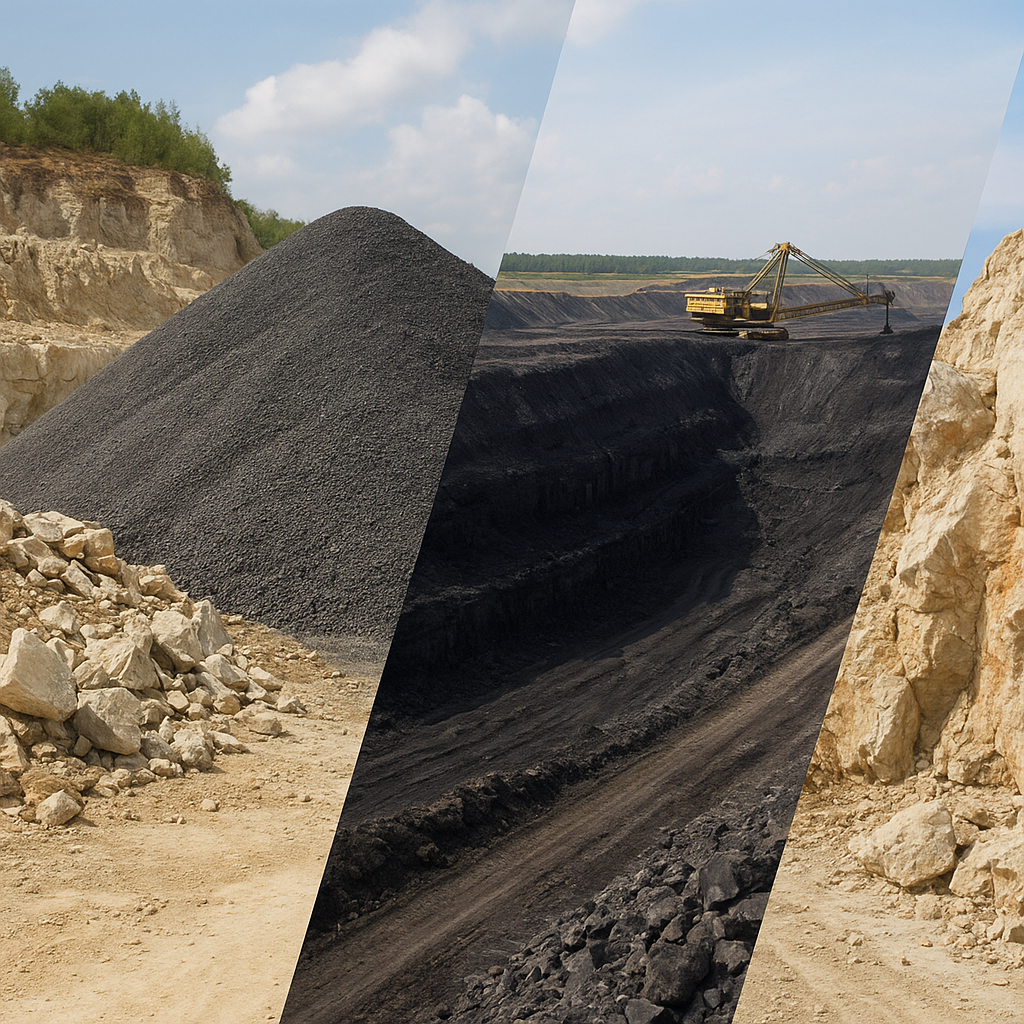 Rodzaje złóż surowców naturalnych w Polsce