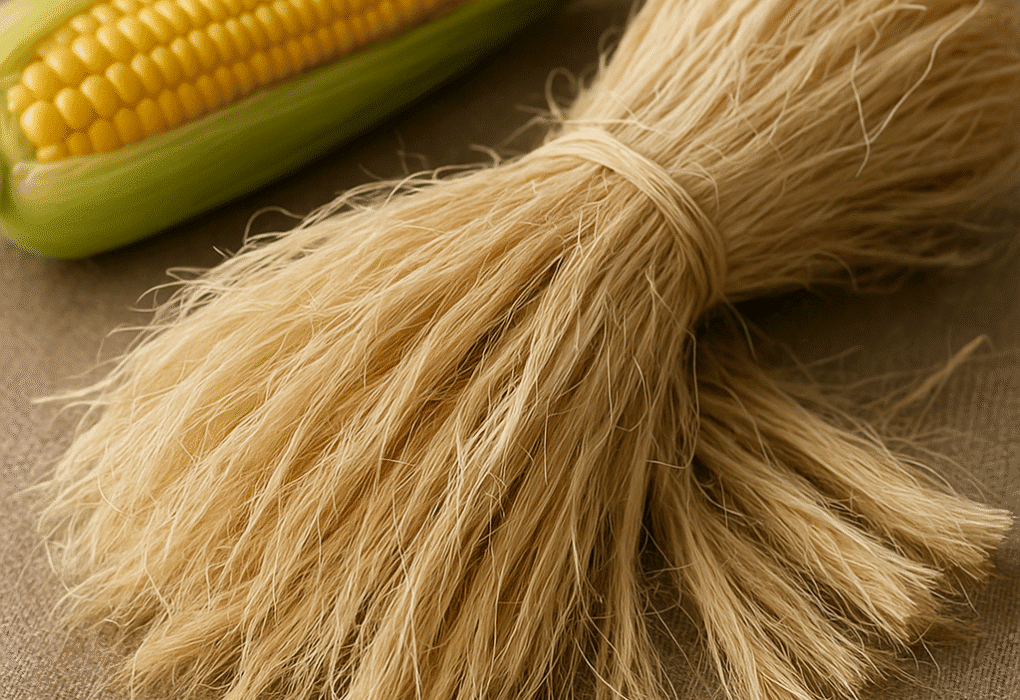 Włókna z łodyg kukurydzy