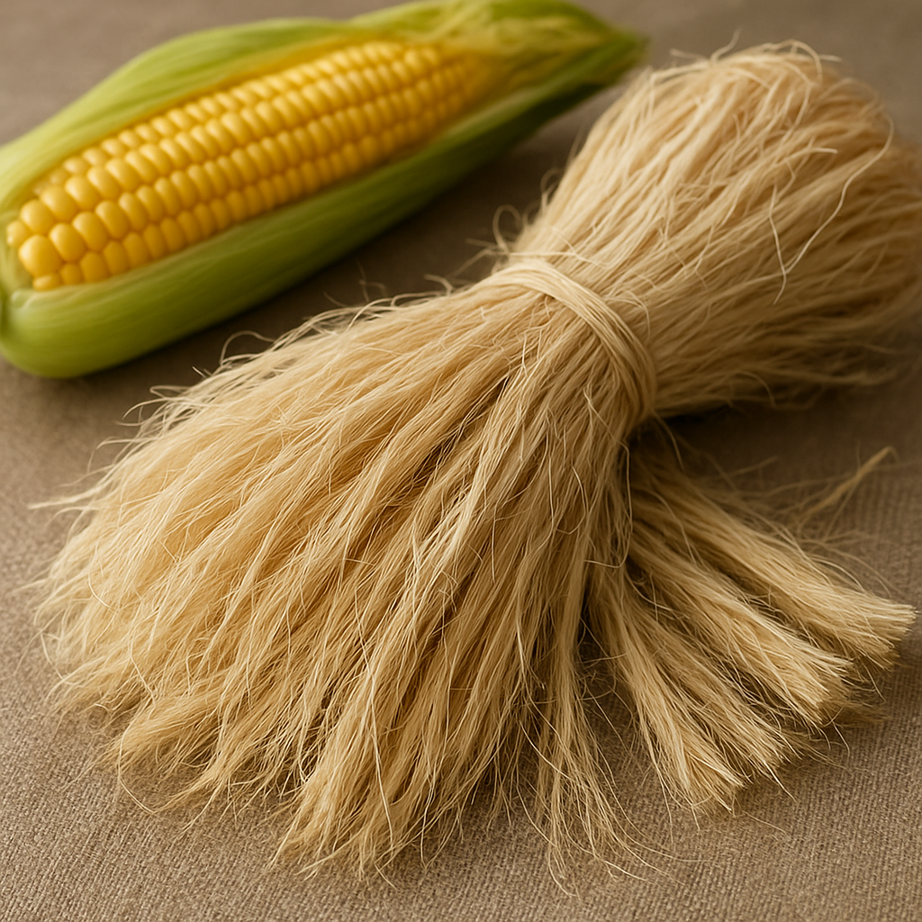 Włókna z łodyg kukurydzy