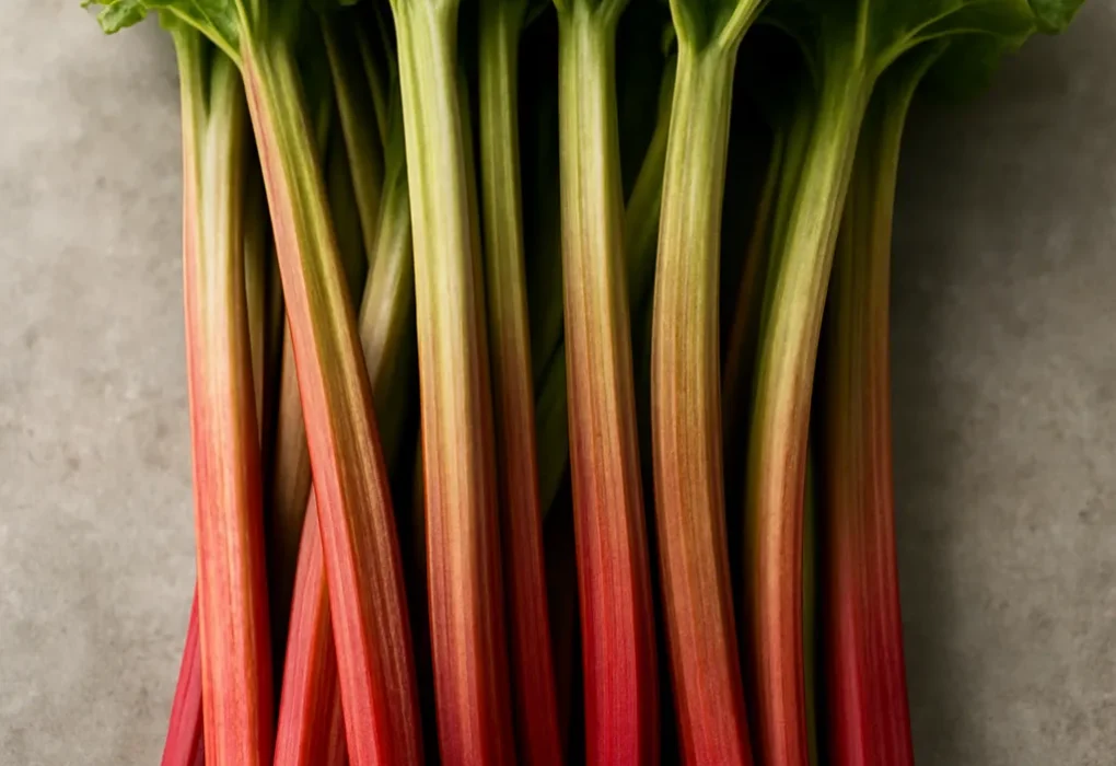 Łodygi rabarbaru