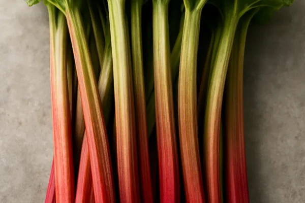 Łodygi rabarbaru