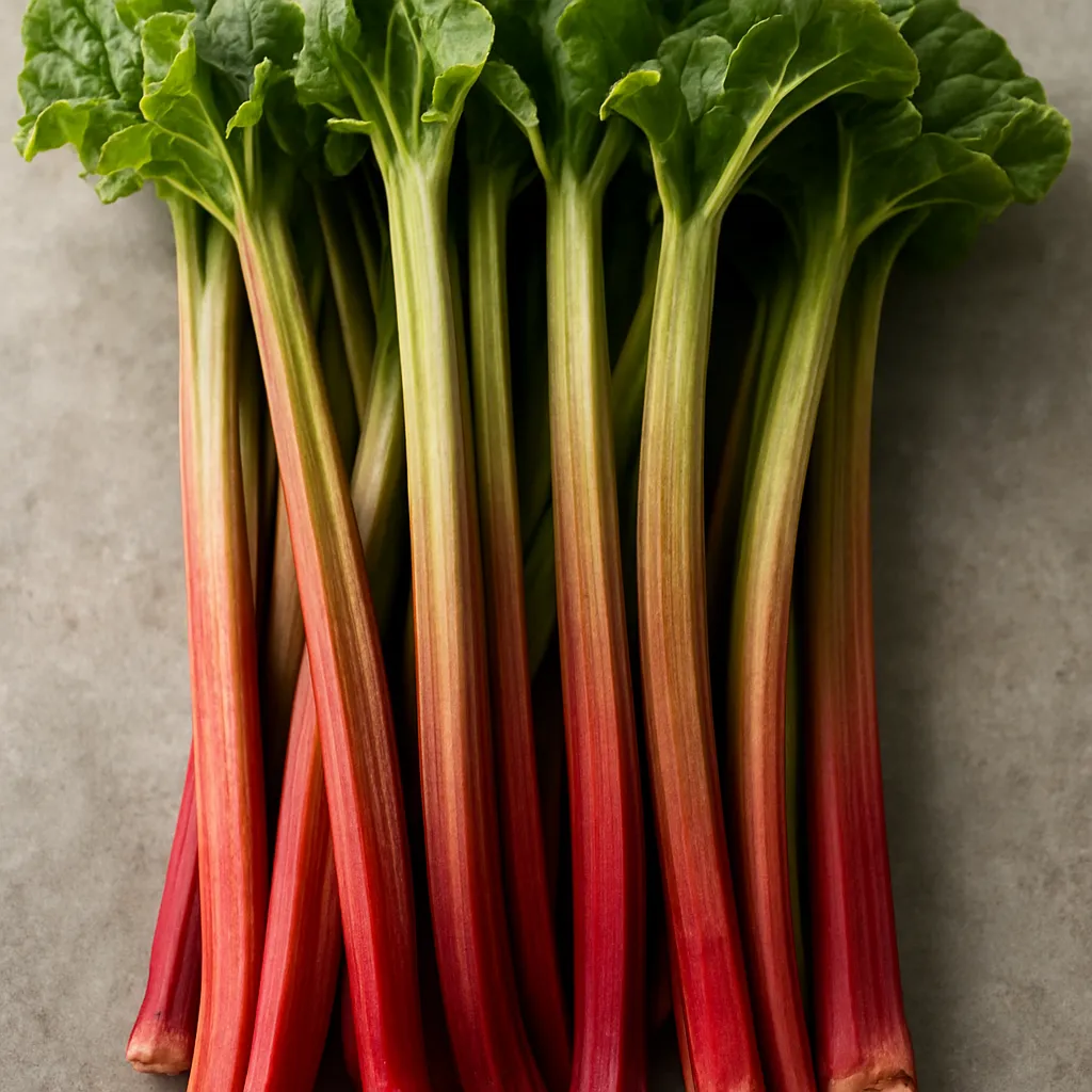 Łodygi rabarbaru