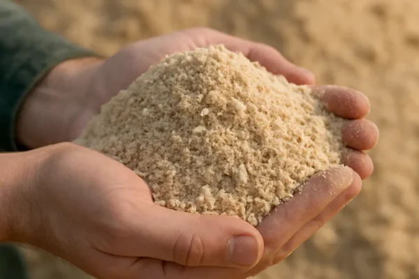 Pył drzewny z recyklingu