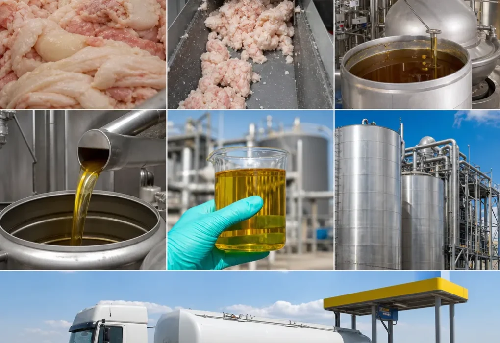 Tłuszcze zwierzęce do biopaliw