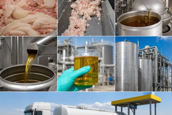 Tłuszcze zwierzęce do biopaliw